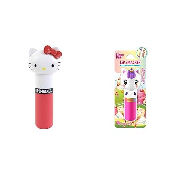 Lip Smacker Hello Kitty Cheerful Cherry & Unicorn Magic Lip Balms for Kids 2-pack
