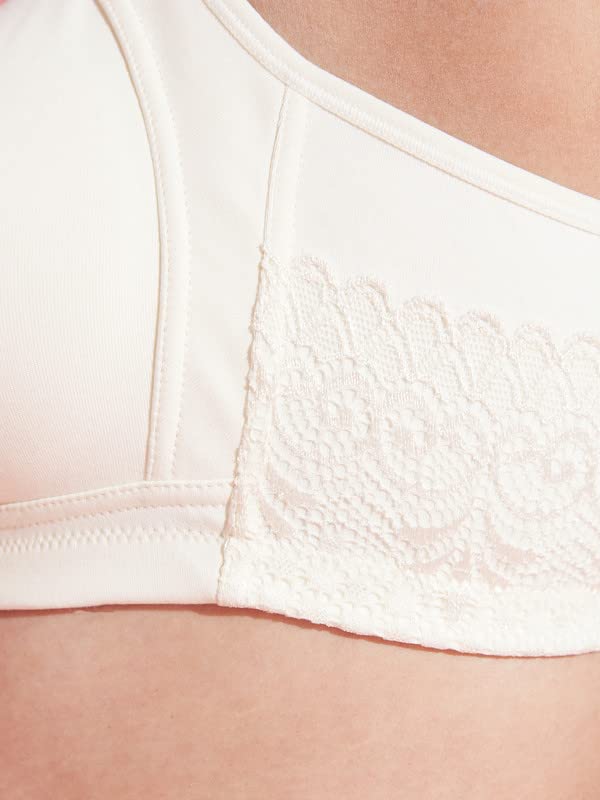 Image of NYKD NYB101 Cotton Non Padded Non Wired Full Coverage Everyday Bra M-Frame Bounce Control (Plus