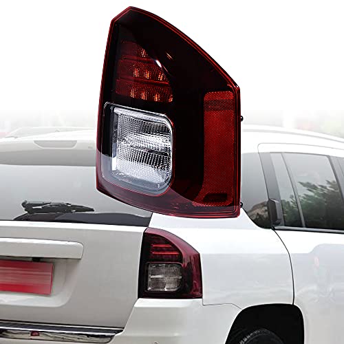Anzios 1Pc Right Passenger Taillights Tail Lamp Assembly Rear Fog Driving Light Brake Stop Lamp Compatible With Jeep Compass 2014 2015 2016 2017 Facelift #TOP1