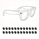 RCstyle HiBloks - Adesivi per bloccare la luce LED, compatibili con Ray-Ban Meta Wayfarer/Skyler/Headliner e Oakley Meta HSTN, colore nero, 24 pezzi