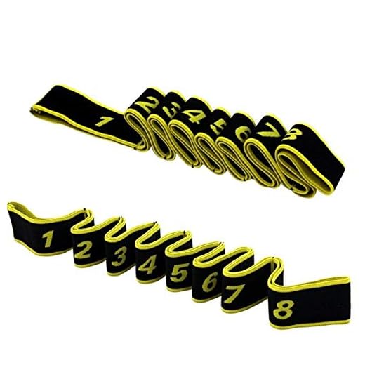 Gymnastik vuxna latinska träningsband pilates yoga stretch Resistance band elastisk träning träningsutrustning träning expander – gul, 2