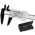 Digital Vernier Caliper Stainless Steel Electronic Caliper 6 inch/150 mm Accurate Measuring Tools with Extra-Large LCD Screen-inch/Metric Conversion