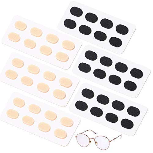Plaquettes Nez Ovale 20 Pcs Plaquettes Nez Souple Plaquettes Nez Confortables Lunettes Nez Plaquettes Plaquettes Nez En Silicone Pour Lunettes Lunettes Soleil Lunettes Sol Eil Couleur De Peau 15mm - Image 3