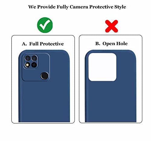 Image of A rtistque Back Cover Case for Redmi 10A / 10A Sport /Redmi 9 / Redmi 9 Active /Poco C31 with Camera Protection | Shockproof TPU | Stylish Protective Design | Slim Fit | Ultra Matte - Blue