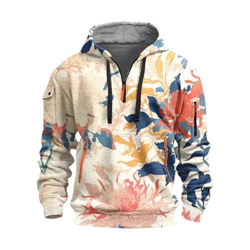 Sudadera protección solar hombre con capucha informal y moderna 3