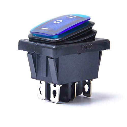 Interrupteur à Bascule 12 V Robuste à 6 Broches Finition Soignée pour Auto