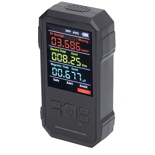 Medidor EMF digital portátil con pantalla LCD miniatura 4