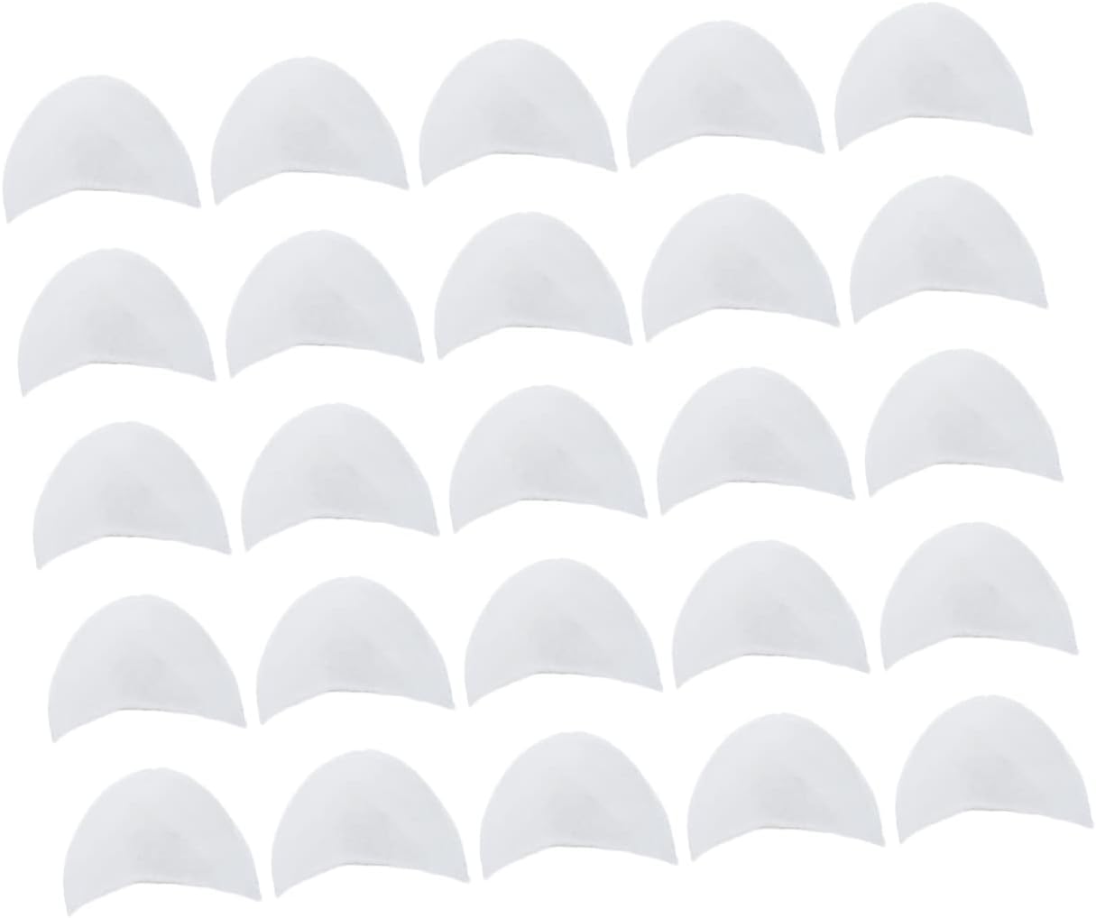 50pairs Shoulder Pads for Suits and Clothes Comfortable Cotton Padding for Women Reusable and Washable Shoulder Inserts and Enhancing Shape