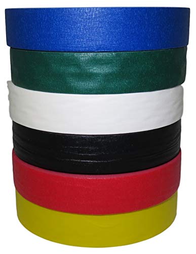 Image of T.R.U. CPM-60 Colored Kraft Masking Tape with Rubber Adhesive Ideal for Teachers, Labeling, Classroom, and Decoration. 6o Yards. (Dark Green, 1.5 in. (Pack of 1))