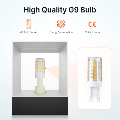 Aplique pared interior Klighten de diseño moderno 2 unidades con bombillas G9 3000K 2