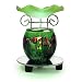 1 X Green Oil Warmer on Mirror Base