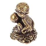 aboofan 3 pz pendente scultura del budda mini statuina home decor decorazione scrivania ornamento piccolo arredamento scimmia figurina di animale artigianale in rame domestico