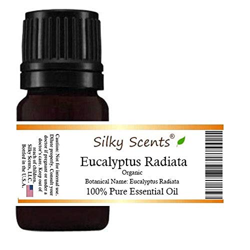 Silky Scents Eucalyptus Radiata (Narrow Leaf) Organic Essential Oil 100% Pure and Natural - 15 ML