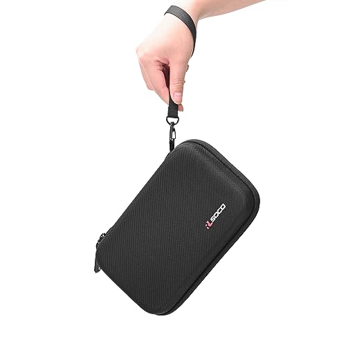 RLSOCO Electronic Organizer Case for MacBook Power Adapter Chargers Cables Power Bank/Apple Power Adapter /Apple Magic Mouse/Hard Drive/SD Card and more Electronics Accessories more (Black)