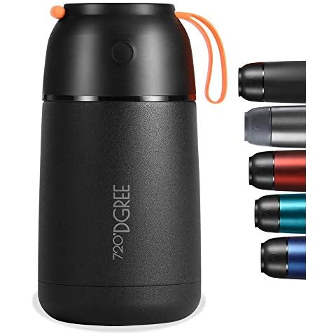 720°DGREE Thermo Food Flask “wunderJar“ - 450ml, 650ml - Premium Stainless Steel Insulated Box - Perfect Insulating Container for Hot Lunch, Baby-Food, Soup, Meal & Outdoor-Dinner - BPA-Free Cover
