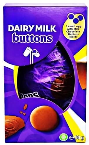 Image of Dairy milk Buttons Shell Easter Egg 90g (Pack Of 2) "Deliciousness that brings a smile" For All Occasions