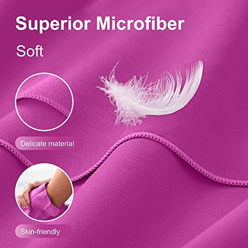 4Monster Microfibre Travel Towel, Quick Dry, Lightweight, Ultra Soft, Super Absorbent Compact Camping Towel for Sports Gym - Image 3