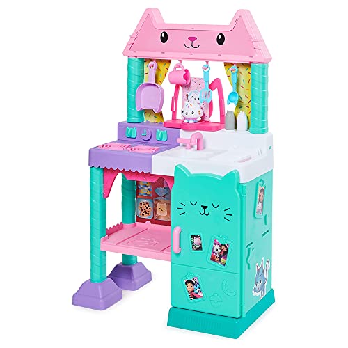 Image of Gabby's Dollhouse Cakey Kitchen Playset with Accessories and Play Food