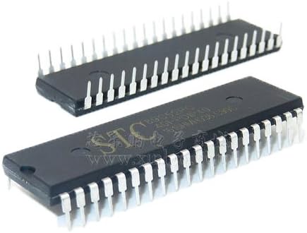 STC 5 Pieces 89C52RC 40PIN DIP Singlechip Computer SCM for Tryo and Beginner SCM Learning DIY 51 Single-Chip Microcomputer