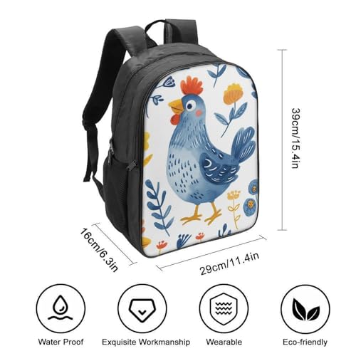 Mochila portátil para adolescentes con espacio escolar e impermeable 2