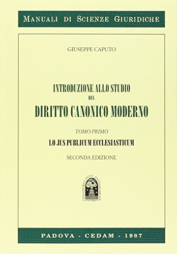 Introduzione diritto canonico 1: Vol. 1