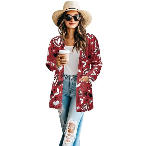 Image of Cardigan for Women Long Sweater Open Front Sweaters Fashion Lightweight Cardigans with Pockets