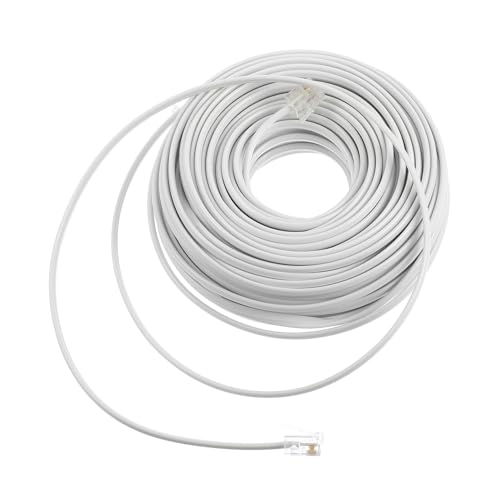 Cable de Teléfono de Cobre y PVC Lurrose Transmisión Clara de 4 Núcleos Rj11