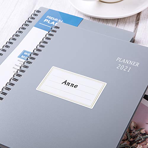 2021 Planner - Weekly & Monthly Planner with Flexible Cover, Jan.- Dec, Strong Twin - Wire Binding, Round Corner,Improving Your Time Management Skill - Thumbnail 3