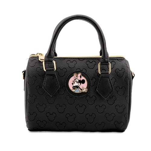 Disney Minnie Mouse Mini Purse Crossbody Handbag for Women | Leather Women's Shoulder Handbag Satchel with Embossed Print | Minnie Mouse Accessories for Girls, Boys, Adults, Unisex2