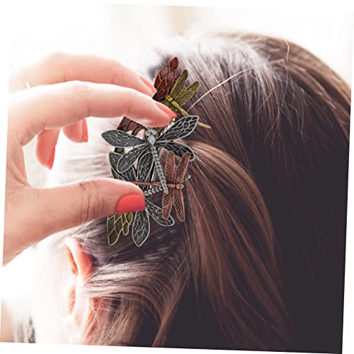 Beatifufu Punk Presilhas de cabelo Acessórios de cabelo para mulheres Clipes de cabelo metálicos de