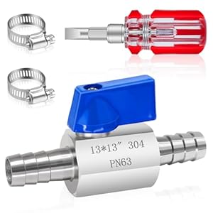 Boltigen 1,27 cm Edelstahl Kugelventil Set