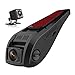 Pruveeo Q2 1.5" LCD Full HD 1080P Dash Cam Front and Rear Dual Camera, 170+90 Degrees Wide Angle Lens, Dash Cameras for Cars with Night Vision, Dashboard Camera Car Driving Recorder DVR