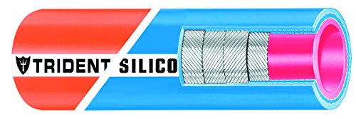 Trident Marine 202V2000-36 Silicone Blend Wet Exhaust Hose, Softwall Temperature Rating 350 Degree F, 113 psi Maximum Pressure, 3' Length x 2