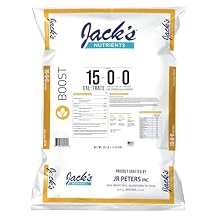 Jacks Nutrients 15-0-0 Cal-Trate Water-Soluble Fertilizer, 25lbs - A Boost of CA + Micros for Strong Leaf Growth