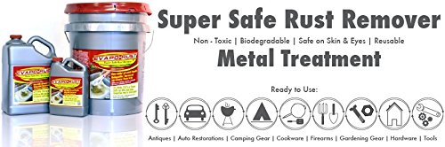 Miniatura 9 de Evapo-Rust El removedor de óxido súper seguro original, a base de agua, biodegradable, 55 galones