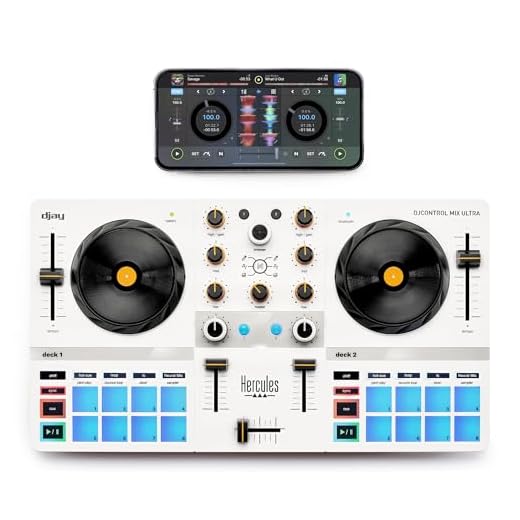Hercules DJControl Mix Ultra - Mobiler Controller iOS/Android