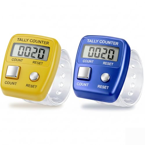 Image of Aim Emporium Mini Hand Tally Counter /Jaap Counter /Digital Tasbeeh Counter Pack of 2 Color Multi.