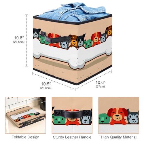 Boîte de rangement pliable en tissu pour ordonner vos placards