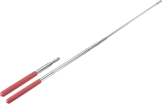 MECCANIXITY 2pcs Telescopic Teachers Pointer Teaching Pointer Stick 39 Inch Retractable Extendable Pointer for Classroom Whiteboard Office Presentation Pointer