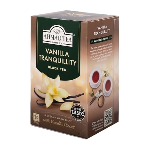 Ahmad Tea Vanilla Tranquility Black Tea Bags Cover