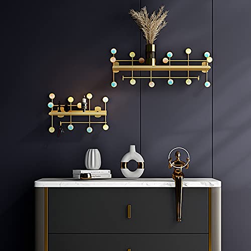 Wandhalterung Metall Kleiderhaken, Luxus Moderne Hängende Halter Dekorative Haken, Aufbewahrung Kleiderbügel für Küche Badezimmer Umkleidekabinen Eingang