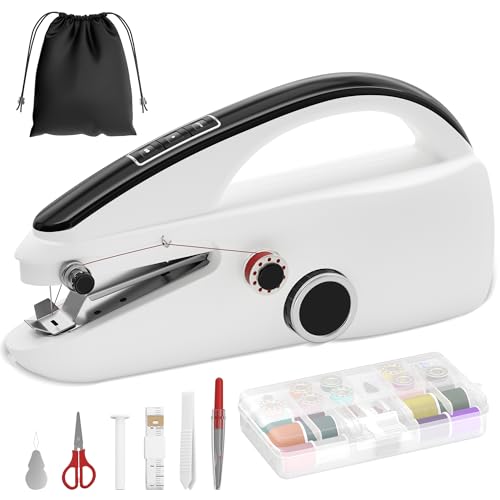 Bearfire Handheld Sewing Machine Heavy Duty & Portable, 2-Speed Mini...