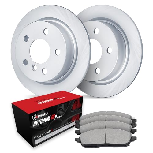 Image of R1 Concepts Rear Brake Kit Fits 2013 Audi A3; 2013-2019 Volkswagen Beetle