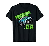 Monster Trucks Are My Jam Retro Vintage For Toddlers Regalo para jóvenes Big Awesome Truck Kids Party Birthday Boy Girl que ama el regalo de Monster Trucks.
