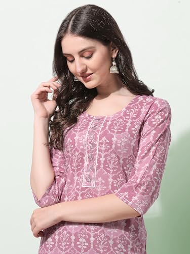 Image of MIRCHI FASHION Women's Straight Fit Paisley Printed And Embellished Kurta Set with Dupatta and Trouser