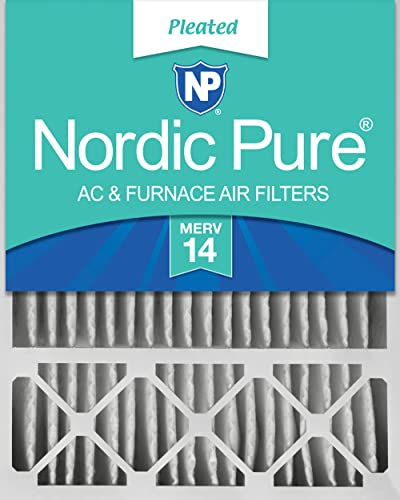 Image of Nordic Pure 20x25x5 Lennox Replacement MERV 14 Air Filter 1 Pack | Actual Size: 19 3 /4 x 24 3 /4 x 4 3 /8 Made in USA, Pro Strength HVAC Filtration, Fine Particles, Dust, Pollen & Pet Dander