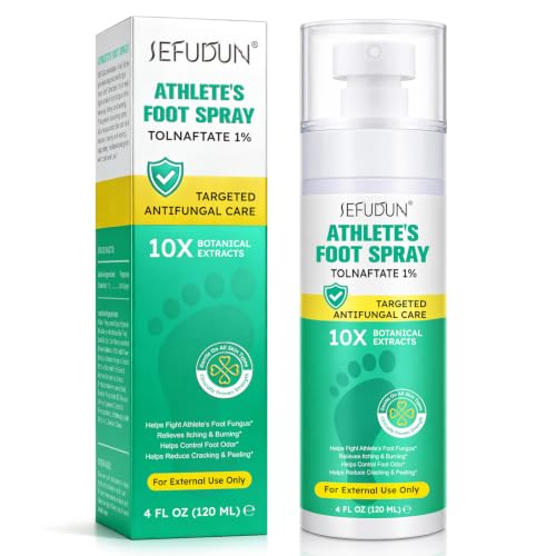 Image of Athlete's Foot Spray with Tea Tree & Peppermint, Antifungal, 120ml