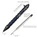 Cool Hand 4.5'' Bolt Action Pens, EDC Ballpoint Ink Refillable, Stylus for Touch Screen, Ergonomic Grip, Hold in Texture with Finger Grooves