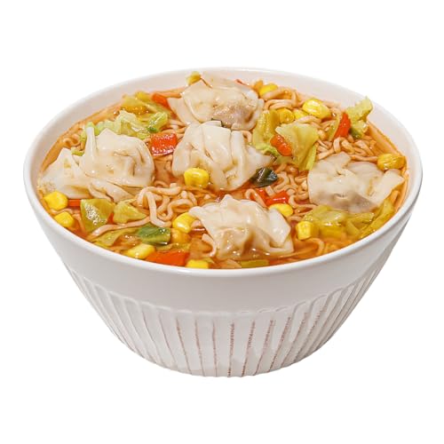 Image of Maruchan Wonton Ramen Bowl, Hot & Spicy Chicken Flavor - Japanese-Style Instant Noodle Soup, Microwaveable Easy Meal - 3.93 Oz. (6 Pack)