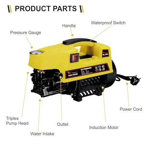 YEARWIN-Smart-Washer-High-Pressure-Pump-Machine1800-Watts-150-Bars-8L-Min-Water-Flow-Rate8-Metres-Outlet-Hose-Portable-for-Car-Bike-and-Home-Cleaning-Purpose